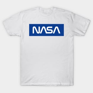 NASA Box Logo - Blue 2 T-Shirt